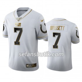 Indianapolis Colts Tröjor Jacoby Brissett 7 Nike Vit Golden Edition 100th - Herr